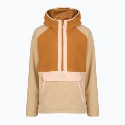 Bluza polarowa damska KADVA RODIA WMNS. Brązowe bluzy damskie KADVA, l, bez wzorów, z dzianiny, klasyczne, bez ramiączek, bez kaptura. Za 189.99 zł.