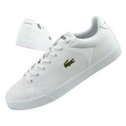 Buty trampki sportowe męskie Lacoste Lerond Set 125 1. Białe buty sportowe męskie Lacoste, bez wzorów, sportowe, bez zapięcia. Za 429.00 zł.