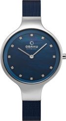 Zegarek OBAKU Zegarek damski Obaku Denmark V173LXCLML niebieski. Niebieskie zegarki damskie OBAKU. Za 523.00 zł.