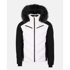 Męska kurtka narciarska Kilpi SKIMMIO-M. Białe kurtki sportowe męskie Kilpi, m, bez wzorów, z nylonu, bez kaptura, narciarskie. Za 1,041.73 zł.