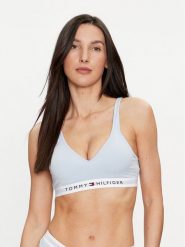 Tommy Hilfiger Biustonosz top UW0UW04612 Niebieski. Niebieskie topy damskie Tommy Hilfiger, m, bez wzorów, z bawełny, bez kołnierzyka, bez ramiączek. Za 169.99 zł.