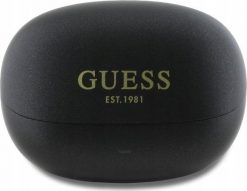 Słuchawki Guess Guess Bluetooth headphones GUTWST88MCTGK TWS + docking station black/black Capsule Printed Logo. Czarne słuchawki bezprzewodowe Guess. Za 179.08 zł.