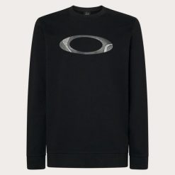 Oakley Bluza New Ellipse Crew Foa406490-02E. Czarne bluzy męskie Oakley, m, bez wzorów, bez ramiączek, bez kaptura. Za 144.99 zł.