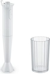 Blender ręczny Plissé biały. Białe blendery Alessi. Za 473.00 zł.