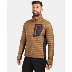Męska ocieplana kurtka Kilpi ACTIS-M. Brązowe kurtki męskie Kilpi, m, bez wzorów, bez kaptura. Za 525.33 zł.