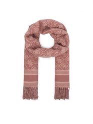 Guess Szalik AW5665 POL03 Różowy. Czerwone rękawiczki damskie Guess, z aplikacjami, z poliesteru. Za 194.99 zł.