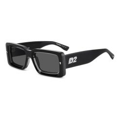 Okulary przeciwsłoneczne męskie DSQUARED2 D2 0142/S 08A, rozmiar 52 mm. Czarne okulary przeciwsłoneczne damskie DSQUARED. W wyprzedaży za 1,161.80 zł.
