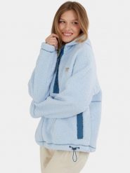 Bluza Damska Fundango Juniper Pile. Białe bluzy damskie FUNDANGO, xl, bez wzorów, z materiału, retro, bez ramiączek, z kapturem. Za 299.00 zł.