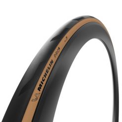 Opona rowerowa szosowa Michelin Pro 5 Classic 700X28 miękkie stopki TLR. Brązowe skarpetki damskie Michelin, bez wzorów, z gumy. Za 219.99 zł.
