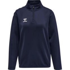 Bluza do piłki ręcznej damska Hummel hmlCORE XK. Niebieskie bluzy damskie Hummel, xs, bez wzorów, sportowe, bez ramiączek, bez kaptura. Za 198.15 zł.