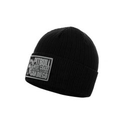 Czapka męska Pitbull zimowa Silvas Hilltop. Czarne czapki męskie PITBULL, na jesień, bez wzorów. Za 59.00 zł.