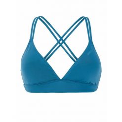 Damski top do kostiumu kąpielowego Protest Mixmakara 24. Niebieskie stroje kąpielowe damskie Protest, xl, bez wzorów, z elastanu. Za 213.00 zł.