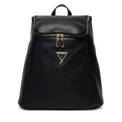 Plecak Guess. Czarne plecaki damskie Guess, z aplikacjami. Za 329.99 zł.