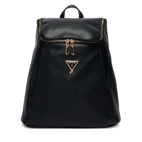 Plecak Guess. Czarne plecaki damskie Guess, z aplikacjami. Za 329.99 zł.