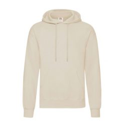 Męska Klasyczna Bluza Z Kapturem. Brązowe bluzy męskie fruit of the loom, l, bez wzorów, klasyczne, bez ramiączek, z kapturem. Za 80.99 zł.