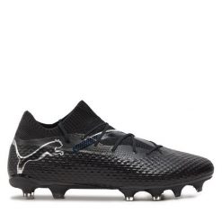 Buty do piłki nożnej Puma. Czarne buty sportowe męskie Puma, bez wzorów, bez zapięcia. Za 449.99 zł.