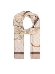 Guess Szal AW5532 VIS03 Beżowy. Brązowe rękawiczki damskie Guess, z aplikacjami, z wiskozy. Za 154.99 zł.