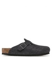 Birkenstock Klapki Boston Bs 160371 Szary. Szare klapki męskie Birkenstock, bez wzorów, z materiału, bez zapięcia. Za 439.00 zł.