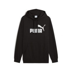 Męska bluza z kapturem Essentials z logo No. 1 PUMA. Czarne bluzy sportowe męskie Puma, m, bez wzorów, z kapturem, do biegania. W wyprzedaży za 154.00 zł.