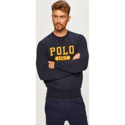 Polo Ralph Lauren - Bluza. Niebieskie bluzy męskie Polo Ralph Lauren, l, bez wzorów, z bawełny, bez ramiączek, bez kaptura. Za 639.90 zł.