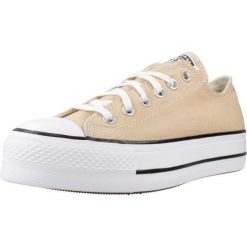 Buty CONVERSE CHUCK TAYLOR ALL STAR LIFT Pomarańczowy. Brązowe obuwie sportowe damskie Converse, bez wzorów, z tkaniny, bez zapięcia. Za 349.99 zł.