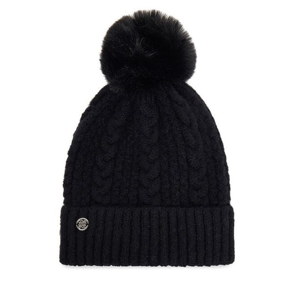 Czapka Nine West. Czarne czapki damskie Nine West, na zimę, bez wzorów. Za 59.99 zł.