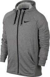 Nike Bluza męska Dry Hoodie Fz Fleece szara r. M (860465 063). Szare bluzy męskie Nike, m, bez wzorów, bez kaptura. Za 223.00 zł.