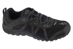 Buty trekkingowe damskie, Maipo Explorer Aerosport. Czarne obuwie trekkingowe damskie Merrell, z materiału, przed kostkę, bez zapięcia. Za 399.99 zł.