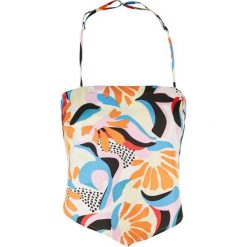 Damski satynowy tank top Urban Classics AOP Triangle. Topy damskie Urban Classics, l, bez wzorów, z satyny, bez kołnierzyka, bez ramiączek. Za 198.50 zł.