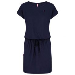 Sukienka damska Loap Bladana niebieska. Czarne sukienki damskie ZSPORT, na lato, xs, bez wzorów, sportowe, bez kołnierzyka, bez ramiączek, sportowe. Za 159.99 zł.