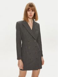 Simona Corsellini Sukienka codzienna A24CPAB028 Szary Regular Fit. Szare sukienki damskie SIMONA CORSELLINI, na co dzień, bez wzorów, z syntetyku, bez kołnierzyka, bez ramiączek, proste. Za 1,499.00 zł.