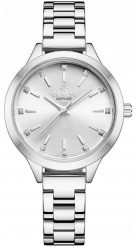 Zegarek Giewont Zegarek Damski Giewont Sapphire Srebrny GW2720-B1. Niebieskie zegarki damskie Giewont, srebrne. Za 210.03 zł.