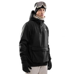Kurtka narciarsko-snowboardowa męska W3 North Ice. Czarne kurtki męskie SIROKO, l, bez wzorów, z softshellu, bez kaptura, narciarskie. W wyprzedaży za 294.95 zł.