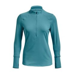 Bluza do biegania damska Under Armour Qualifier Run 2.0 Half Zip. Niebieskie bluzy damskie Under Armour, l, bez wzorów, sportowe, bez ramiączek, bez kaptura. W wyprzedaży za 252.15 zł.