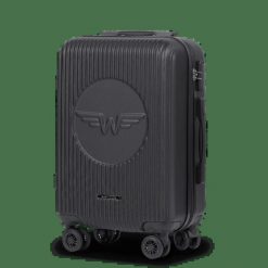 Walizka kabinowa Wings Swallow 3.0 DARK GREY 20". Szare walizki damskie Wings, bez wzorów, z kauczuku. Za 179.90 zł.