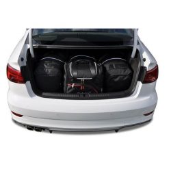 Torby Do Bagażnika Audi A3 Limousine 2013-2020 4Szt Kjust. Czarne torby podróżne damskie KJUST, bez wzorów. Za 1,330.00 zł.
