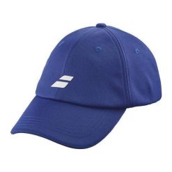 Czapka z daszkiem do tenisa Babolat Pure Logo Cap Adult. Niebieskie czapki damskie BABOLAT, bez wzorów, sportowe. Za 82.99 zł.