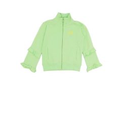 Bluza z pełny zamek błyskawiczny na co dzień. Zielone bluzy damskie LEONE 1947 APPAREL, bez wzorów, z bawełny, sportowe, bez ramiączek, bez kaptura. W wyprzedaży za 136.83 zł.