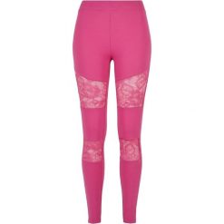 Legginsy damskie Urban Classics Laces Inset GT. Fioletowe legginsy damskie Urban Classics, bez wzorów. Za 158.00 zł.