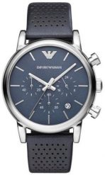 Zegarek Emporio Armani Classic męski 41 mm (AR1736). Zegarki męskie Emporio Armani, bez wzorów. Za 396.99 zł.