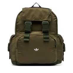 Plecak adidas. Zielone plecaki męskie Adidas, bez wzorów, sportowe. Za 299.99 zł.