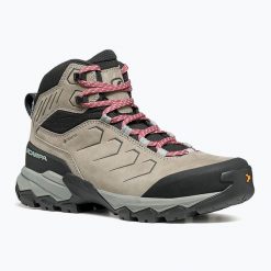 Buty trekkingowe damskie SCARPA Moraine Mid Pro Gtx. Brązowe obuwie trekkingowe damskie Scarpa, bez zapięcia. Za 749.99 zł.