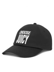 Juicy Couture Czapka z daszkiem Choose JCAWH125715 Czarny. Czarne czapki damskie Juicy Couture, bez wzorów, z bawełny. Za 89.99 zł.