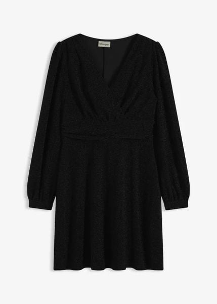 Sukienka mini. Czerwone sukienki damskie bonprix, bez wzorów, bez kołnierzyka, bez ramiączek, mini, kopertowe. Za 159.99 zł.