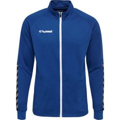 Kurtka Sportowa Hummel HML AUTHENTIC POLY ZIP JACKET granatowa. Niebieskie kurtki sportowe męskie Hummel, l, bez wzorów, bez kaptura, na fitness i siłownię. Za 167.00 zł.