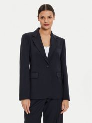 Weekend Max Mara Marynarka Lamine 2425046051 Granatowy Standard Fit. Niebieskie marynarki i żakiety damskie Weekend Max Mara, bez wzorów, z wełny, bez kołnierzyka, bez ramiączek. Za 889.99 zł.
