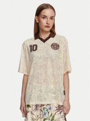 Adidas T-Shirt Farm Rio KR0239 Beżowy jasny Loose Fit. Brązowe t-shirty damskie Adidas, xs, bez wzorów, z syntetyku, bez kołnierzyka, bez ramiączek. Za 349.99 zł.