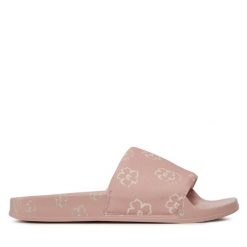 Klapki Ted Baker. Czerwone klapki damskie Ted Baker, bez wzorów, bez obcasa, bez zapięcia. Za 139.99 zł.