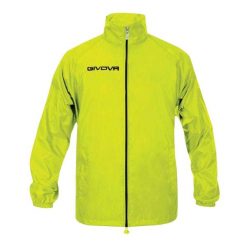 Męska Ocieplana Kurtka Przeciwdeszczowa Basico. Zielone kurtki męskie Givova, m, bez wzorów, z puchu, sportowe, bez kaptura. Za 85.99 zł.