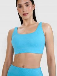 GÓRA OD BIKINI DAMSKI STRÓJ 4F KĄPIELOWY XS F084. Czerwone stroje kąpielowe damskie 4F, xs, bez wzorów, z materiału. Za 47.69 zł.